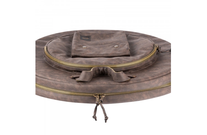 Husă cinele Meinl Vintage Hyde Cymbal Bag 22'' Dark Brown MVHC22DB