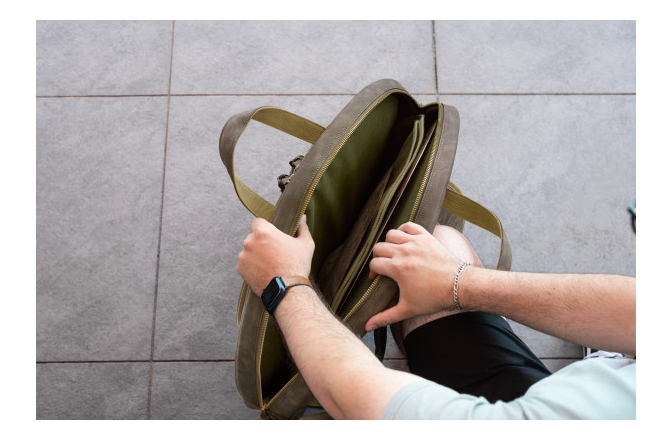 Husă cinele Meinl Vintage Hyde Cymbal Bag 22'' Dark Brown MVHC22DB