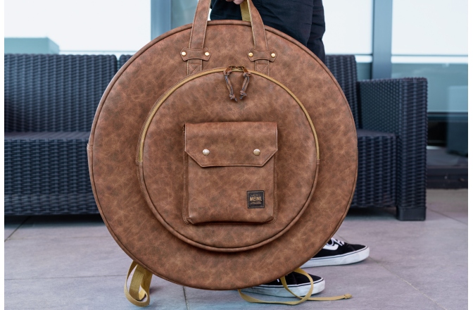 Husă cinele Meinl Vintage Hyde Cymbal Bag 22'' Light Brown MVHC22LB