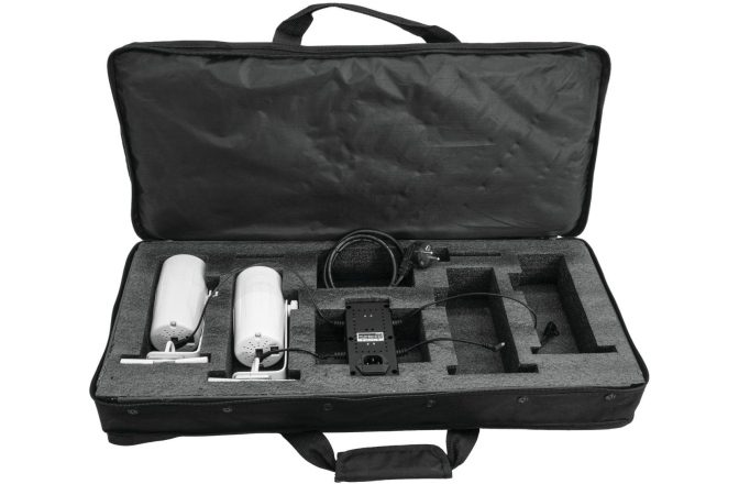 Husă de transport cu încărcare pentru 4 lampi AKKU Eurolite SB-4C softbag with charger