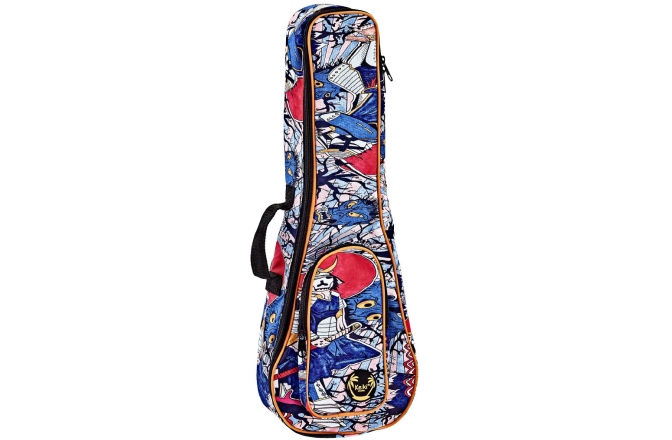 Husă ukulele concert Ortega KEIKI Gigbag for Concert Ukuleles with Shoulder Straps - Samurai
