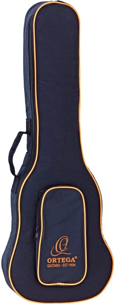 Ortega Economy Series Baritone-Ukulele-Bag - Black/Orange
