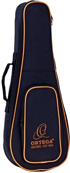 Ortega Economy Series Soprano-Ukulele-Bag - Black/Orange