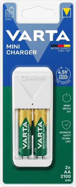 Varta Mini Charger 57656 AA/AAA NiMH + 2 acumulatori AA 2100mAh