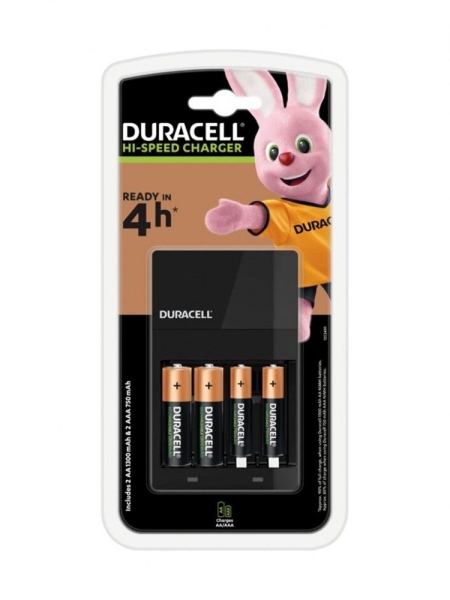DuraCell Incarcator NiMH AA/AAA, CEF14 + 2x AA 1300mAh + 2x AAA 750mAh