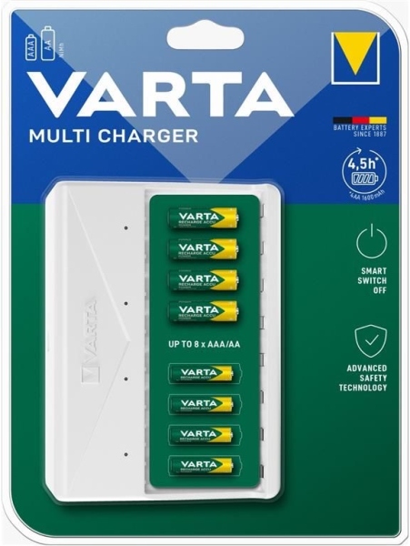 Varta Multi Charger 57659 AA/AAA NiMH, cablu USB-C inclus