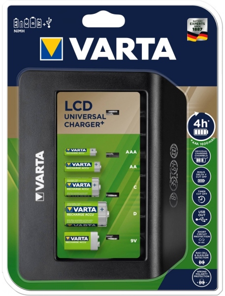 Varta LCD Universal Charger+