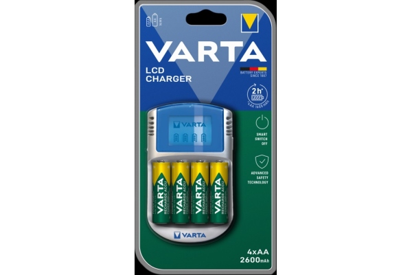 LCD Charger 57070 + 4 x AA (R6) 2600mA LCD Charger 57070 + 4 x AA (R6) 2600mA
