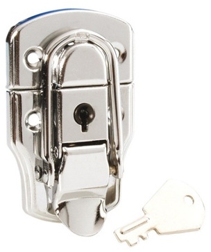 Adam Hall 1903 Drawbolt medium chrome-plated lockable