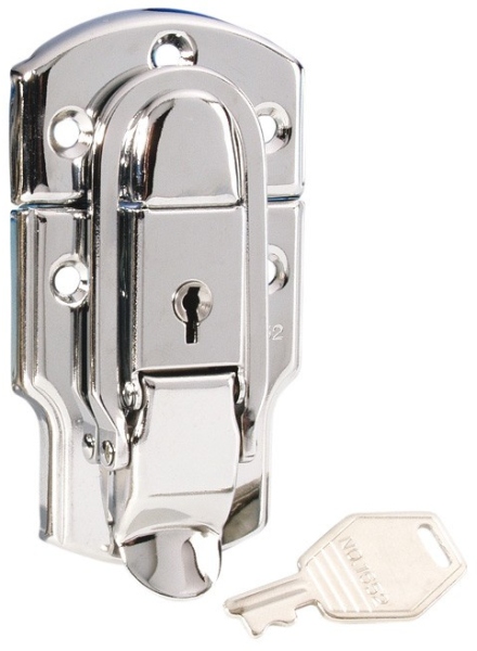 Adam Hall 1912 Drawbolt large chrome-plated lockable