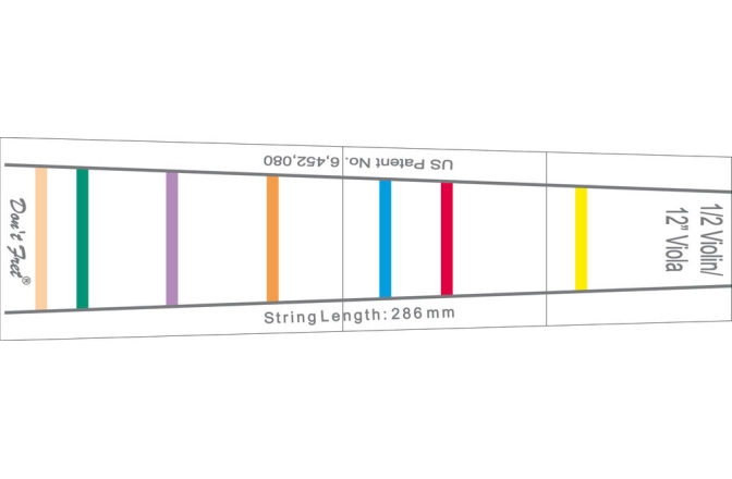 Indicator de poziție vioară Gewa Marcaj tastiera Don't Fret 1/4 Vioara