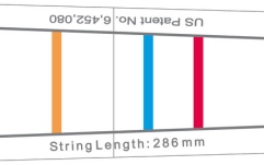 Indicator de poziție violă Gewa Marcaj tastiera Don't Fret 15,5'' Viola