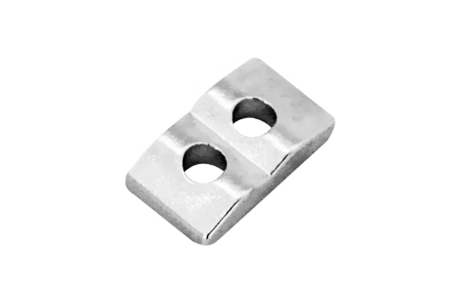 Inserție prăguș blocabil Floyd Rose  FR7NCBSCP - 7-String Center Nut Clamping Block - Satin Chrome