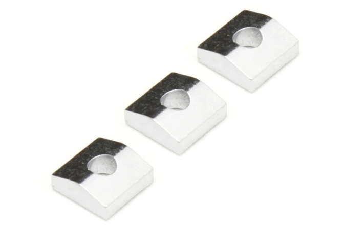 Inserții prăguș blocabil Floyd Rose  FR1NCBSC - 1000 Series / Special Nut Clamping Blocks (3 pcs) - Satin Chrome