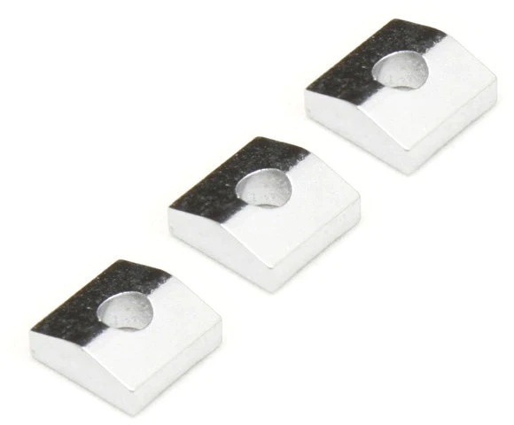Floyd Rose  FR1NCBSC - 1000 Series / Special Nut Clamping Blocks (3 pcs) - Satin Chrome