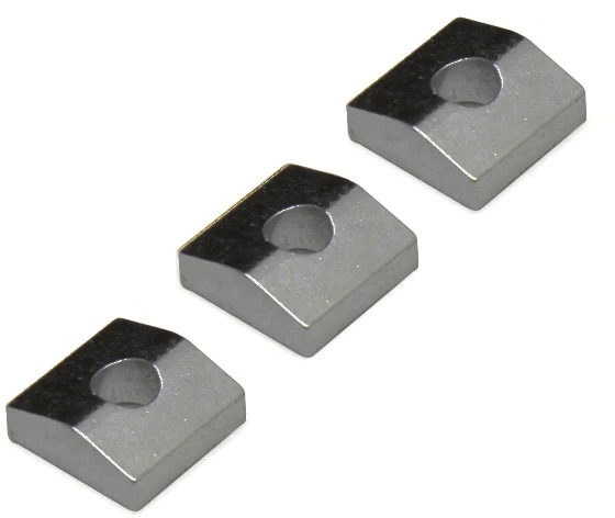 Floyd Rose FRXNCBABP - FRX Nut Clamping Blocks (3 pcs) - Antique Bronze