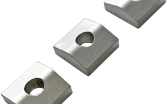 Inserții prăguș blocabil Floyd Rose  FRXNCBASP - FRX Nut Clamping Blocks (3 pcs) - Antique Silver