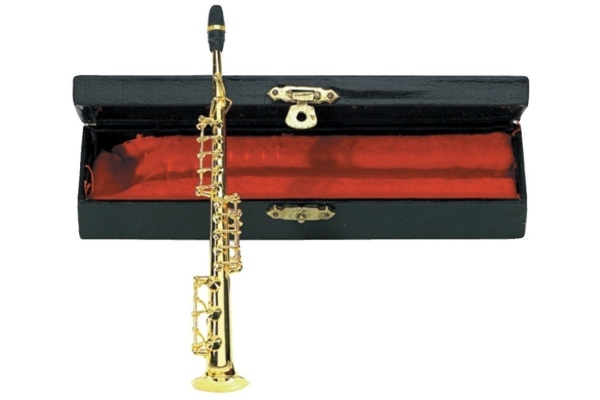Instrument miniatura Saxofon Sopran 15 cm Instrument miniatura Saxofon Sopran 15 cm
