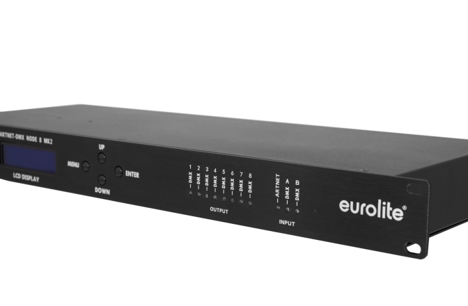 Interfață Art-Net DMX Eurolite Art-Net/DMX Node 8 MK2