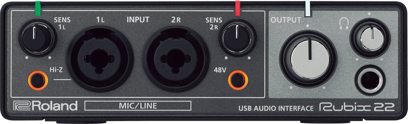 Interfata audio USB cu 2 canale Roland Rubix22