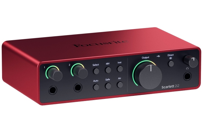 Interfață Audio USB Focusrite Scarlett 2i2 4th Gen