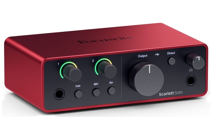 Interfață Audio USB Focusrite Scarlett Solo 4th Gen