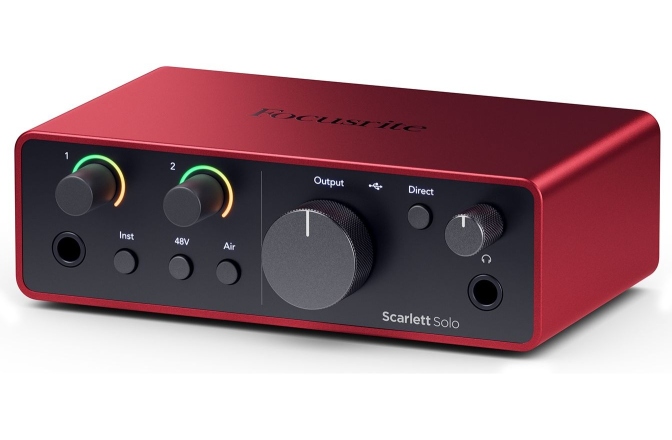 Interfață Audio USB Focusrite Scarlett Solo 4th Gen