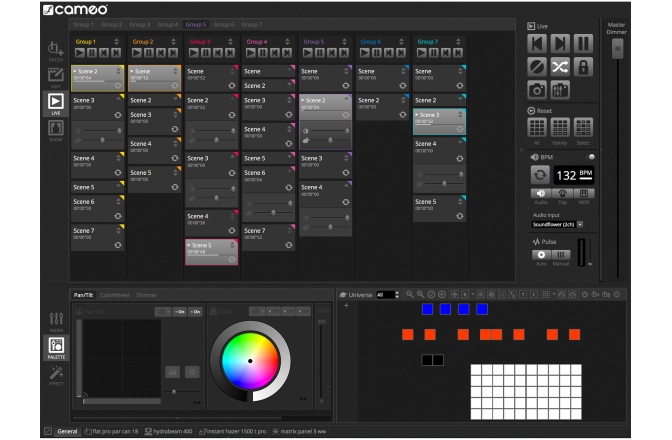 Interfață de control DMX Cameo DVC CUE