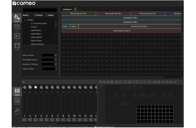 Interfață de control DMX Cameo DVC CUE