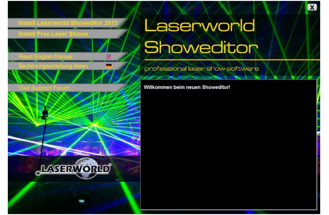 Interfață Laser de Rețea Laserworld ShowNET incl. Showeditor Lasershow Software