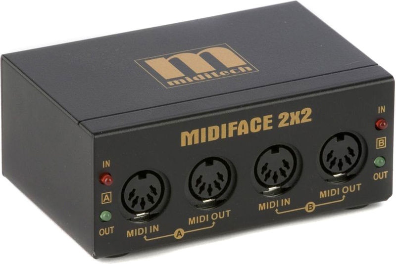 Interfata MIDI USB Miditech MidiFace 2x2