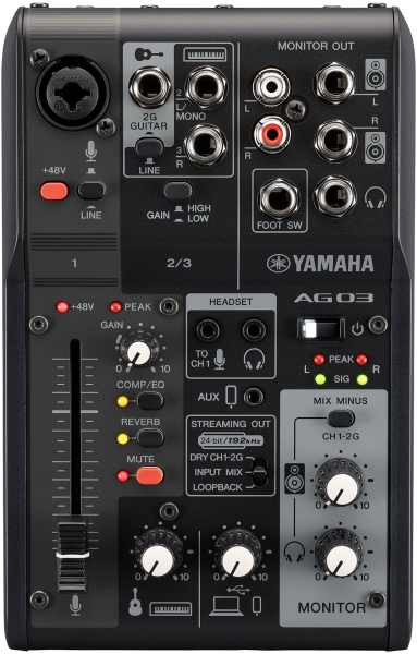 Yamaha AG03 mk2 Black