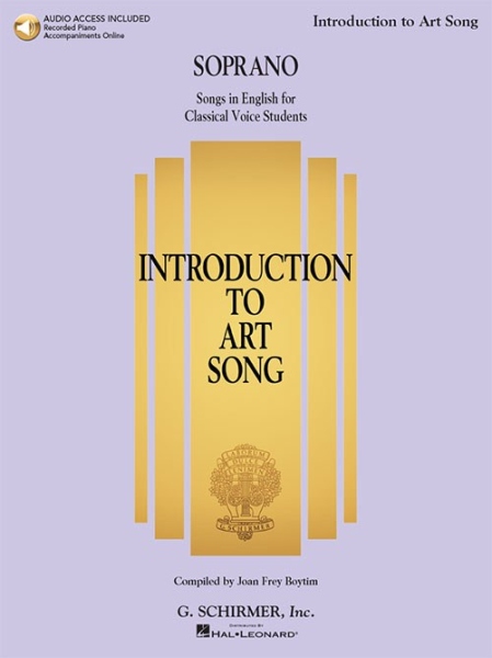 Introduction To Art Song For Soprano (Book/Online Audio)