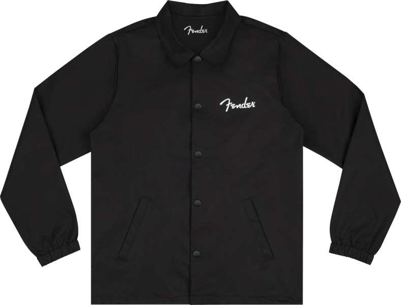 Fender Spaghetti Logo Coaches Jacket Black L