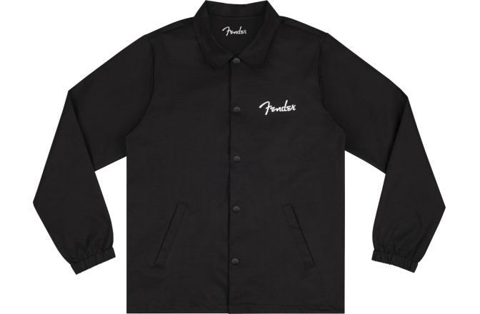 Jachetă Fender Spaghetti Logo Coaches Jacket Black M