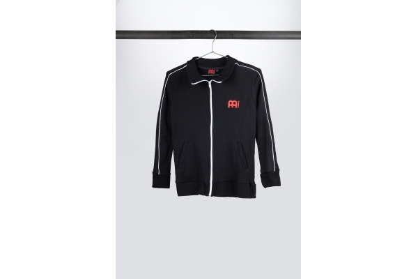 Black training jacket with logo on left chest and back Black training jacket with logo on left chest and back