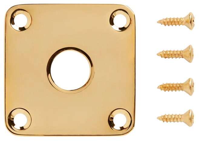 Gibson JP-020 Jack Plate Gold - Jack socket frame