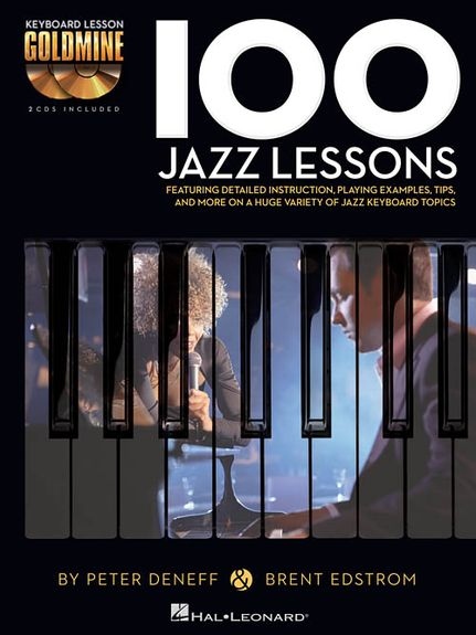 KEYBOARD GOLDMINE 100 JAZZ LESSONS PF BK/2CD