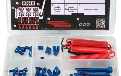Kit hardware Floyd Rose®  Floyd Rose  FRUK1-SS-BL - Color Stainless Steel Hardware Upgrade Kit, Blue
