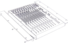 Kit montaj Allen&Heath RackMount Kit ZED-14/12FX