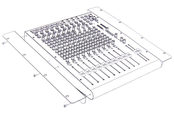 Kit montaj Allen&Heath RackMount Kit ZED-14/12FX