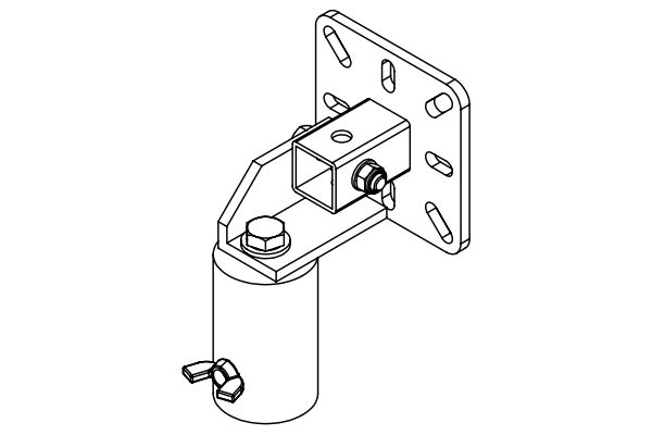 T80 Pole Bracket Kit Black T80 Pole Bracket Kit Black
