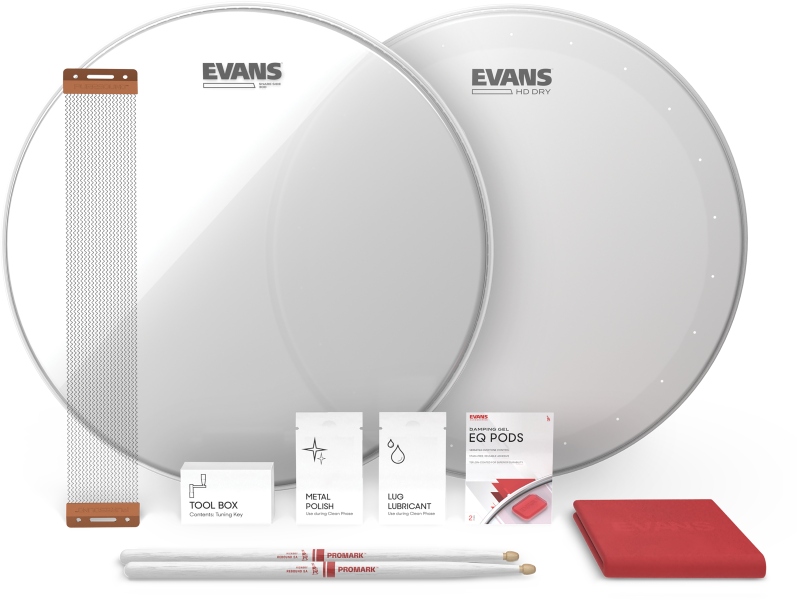 Evans HD Dry Snare Tune Up Kit 14 inch