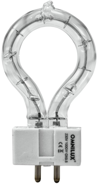 Omnilux 230V/1000W GX-9.5 3200K roundlux