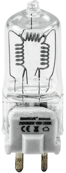 Omnilux 230V/650W GY-9.5 100h 3100K