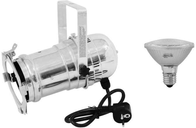 Lampa LED PAR Eurolite Set PAR-30 Spot sil + PAR-30 230V SMD 11W E-27 LED 3000K