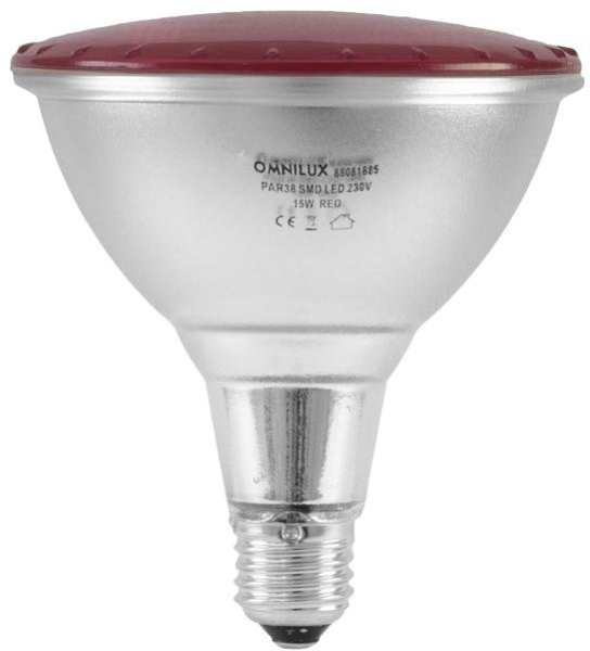 Omnilux PAR-38 230V 15W LED red