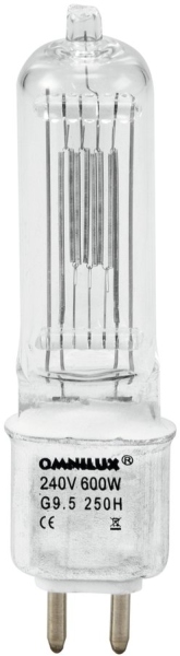 Omnilux HX600 GKV LL240V/600W G-9.5 750h