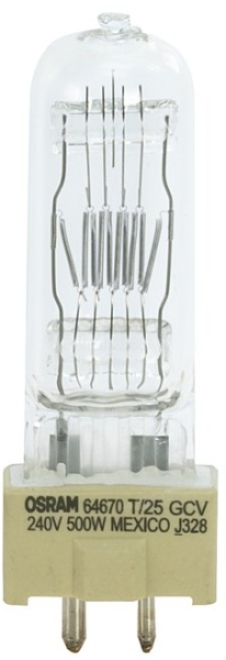 Osram 64670 240V/500W GY-9.5