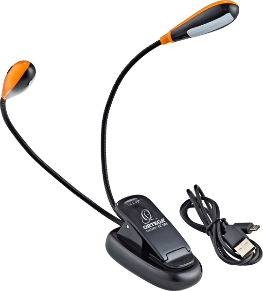 Ortega music light dual head - recharchabel USB